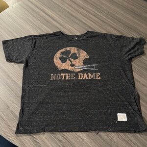 Original Retro Brand Charcoal Notre Dame Tee